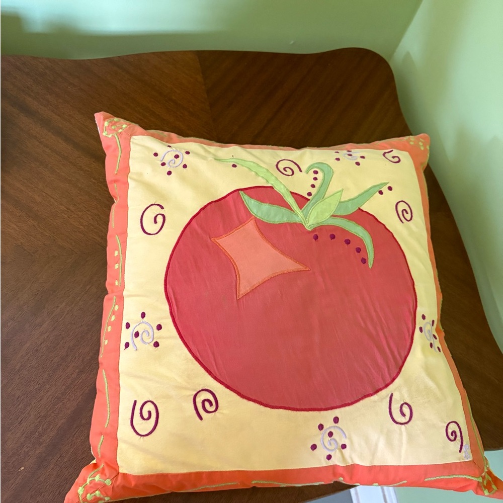 Colorful Tomato Decorative Pillow
